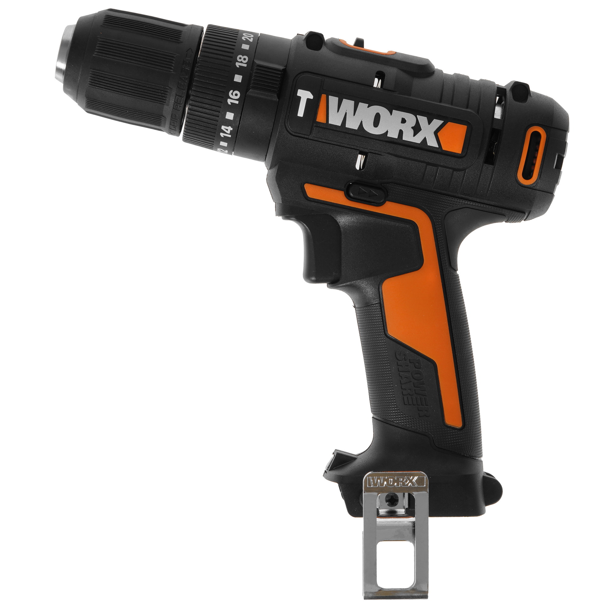 Дрель-шуруповерт Worx WX370.9 PowerShare 20V  , Без ЗУ, Без АКБ 9083047 STDN-0008762