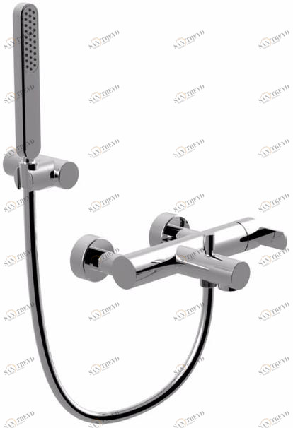 Rubinetteria Giulini Смеситель для ванны настенный однорычажный с ручным душем Surf F5801