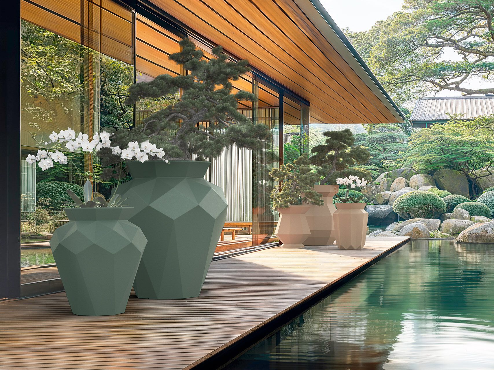 Садовый горшок Vondom оригами ARCH-00096174 - Вид №4