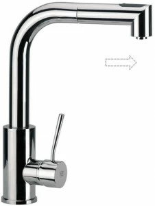 Remer Rubinetterie Смеситель для кухни из хромированной латуни с вытяжным душем Gourmet N 82