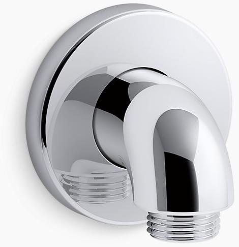 KOHLER Настенный приточный патрубок Purist Stillness с обратным клапаном K-22172-BL  - Вид №1