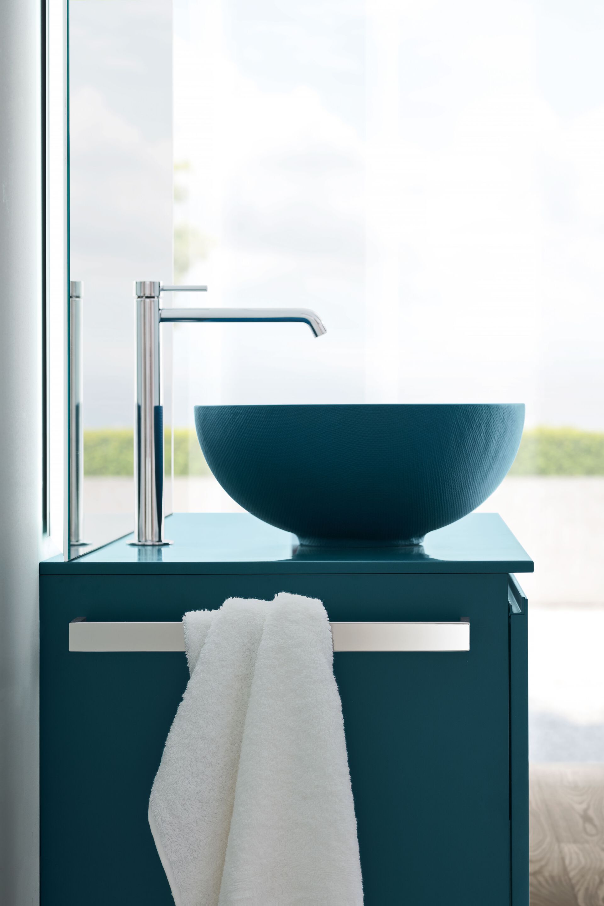 Глянцевый и матовый лакированный деревянный подвесной умывальник ARBLU Dress System ARCH-00056301 - Вид №6