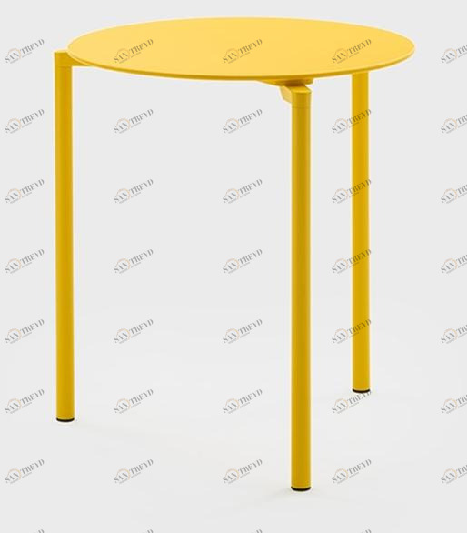 Viganò Круглый штабелируемый металлический стол Felix sun-id-1374974