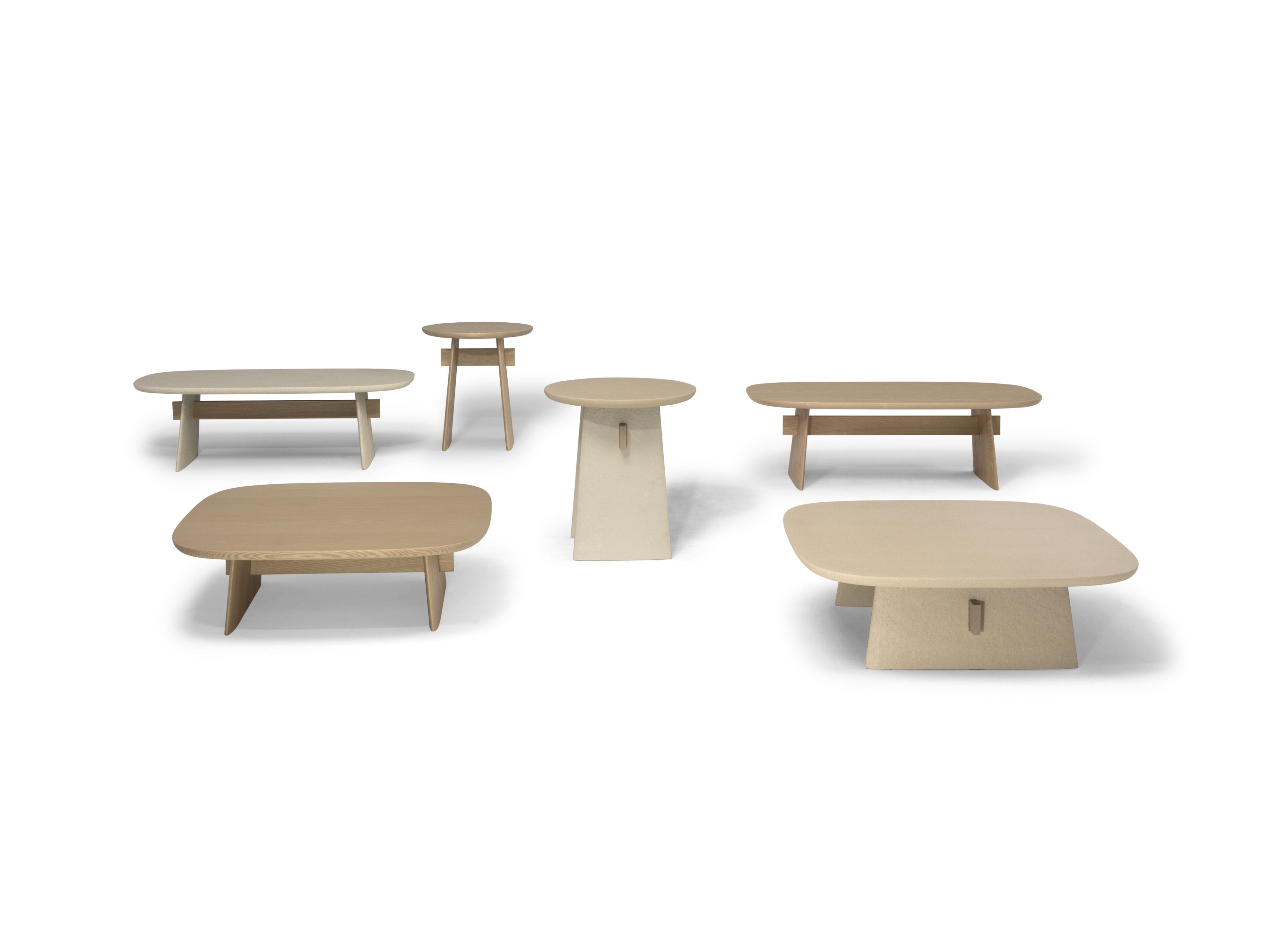 Высокий круглый стол из камня Лечче Natuzzi Italia ARCH-00063546 - Вид №2