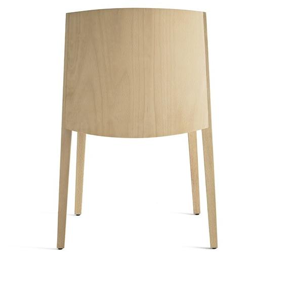 Capdell Деревянный стул со встроенной подушкой Isa 141p - Вид №1