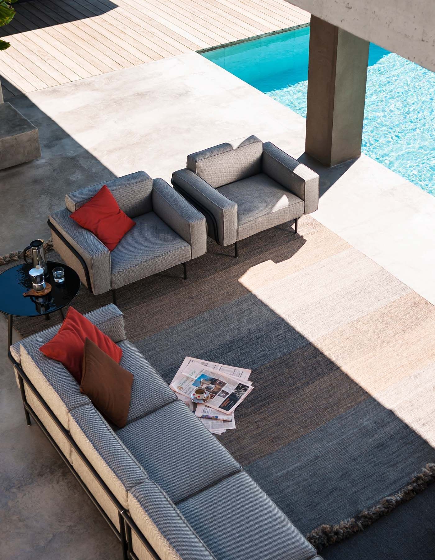 2-местный тканевый садовый диван RODA Extendo ARCH-00100079 - Вид №11