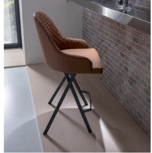 Ozzio Italia Высокий табурет, обитый кожей  S506