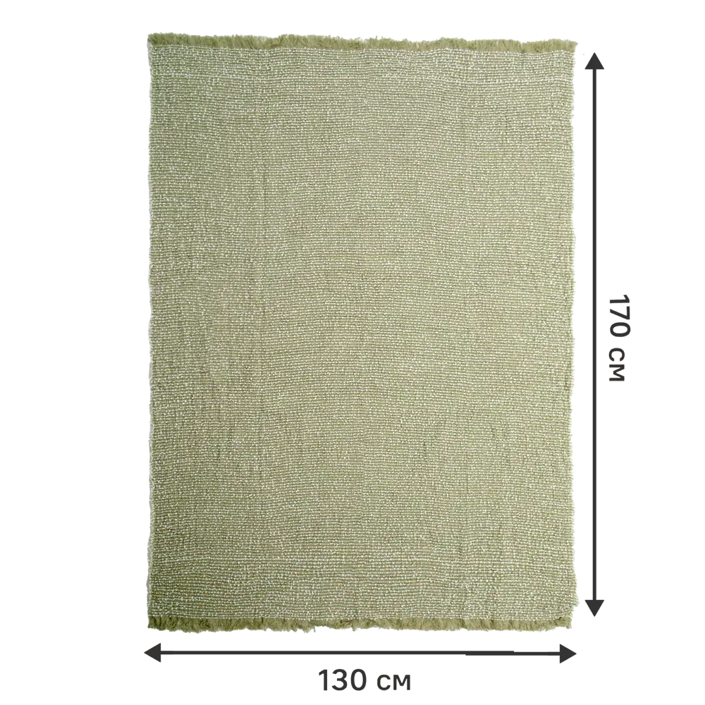 Плед LULE 130x170 зеленый 89464941 STLM-2085604 Santreyd  - Вид №4