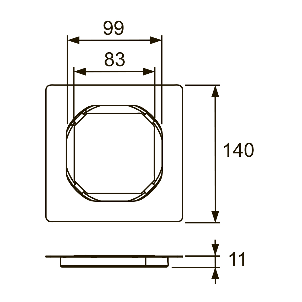 3660016 Верхние части трапов Tece TECEdrainpoint - Вид №1