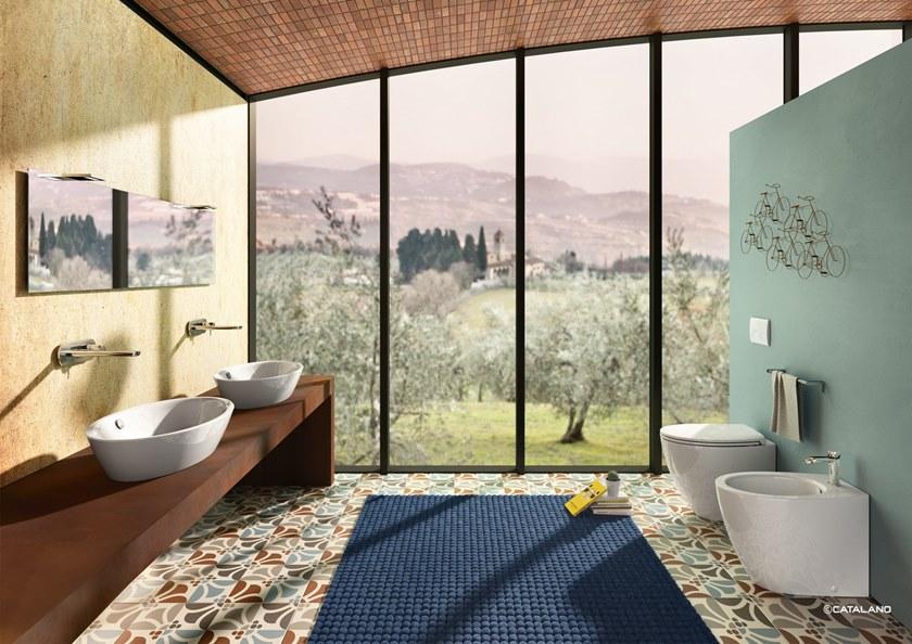 Накладная раковина на столешницу  овальная CERAMICA CATALANO Velis sun-id-1474535 - Вид №1