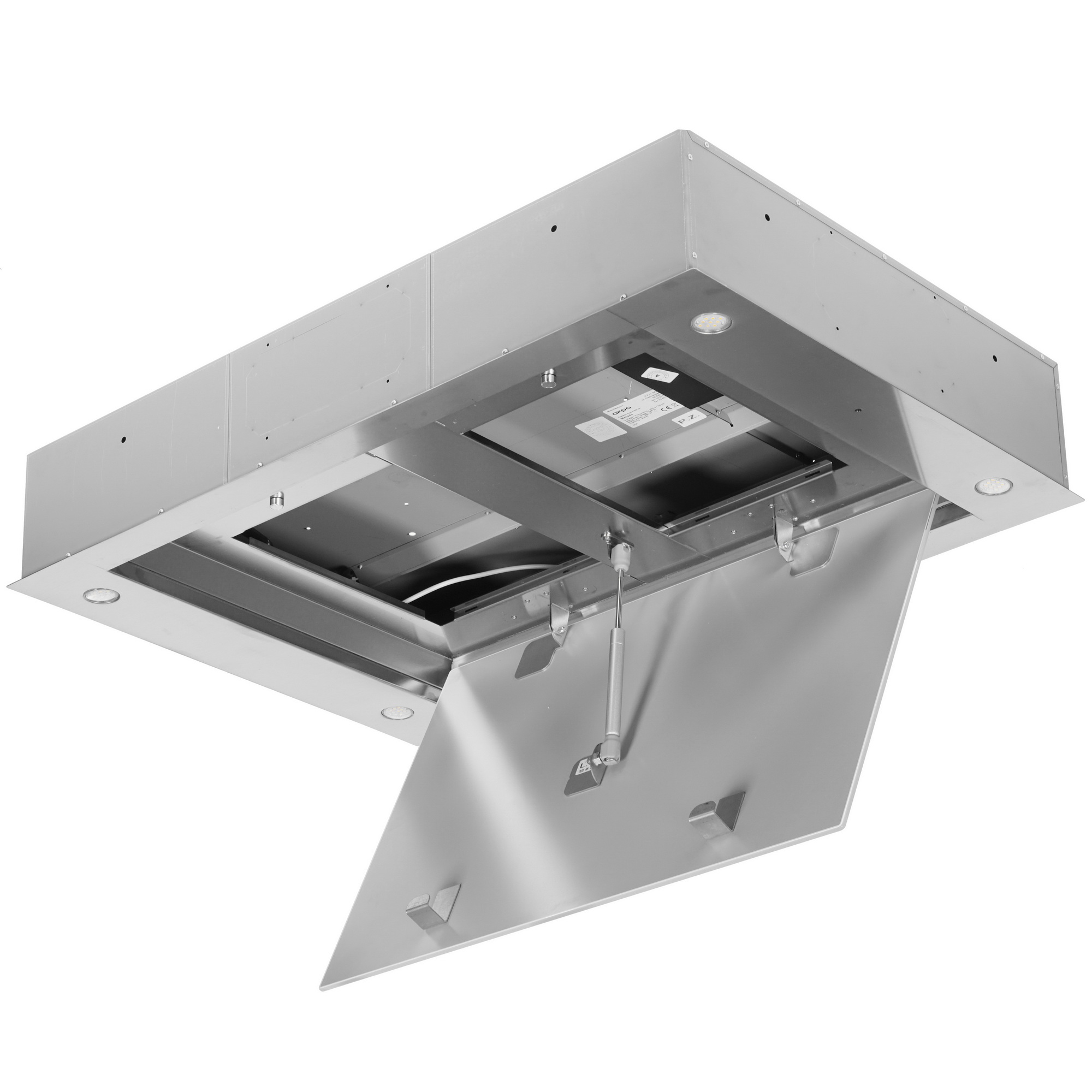 1147156 Вытяжка островная Akpo WK-9 Manado серебристый/белый STDN-0124812 - Вид №2