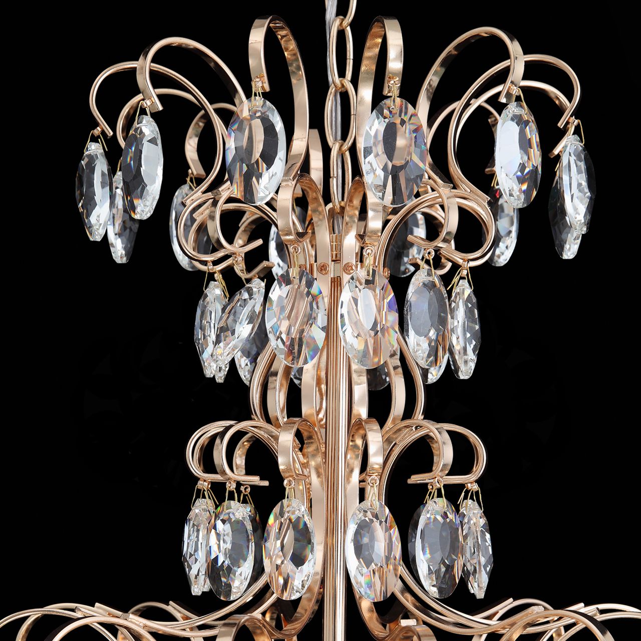 Подвесная люстра ST Luce Orecchini SL846.203.09 ST LUCE ДИЗАЙНЕРСКИЕ, ORECCHINI GOLD 109225 Золотой  - Вид №1