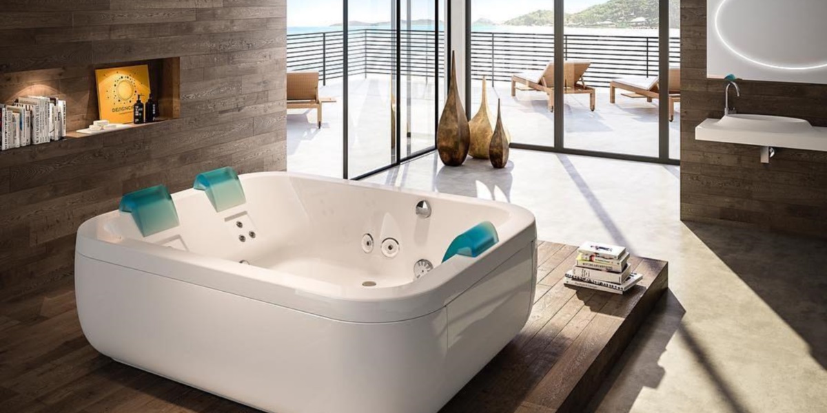 Ванна с гидромассажем "HYDRO FRIENDLY" Aquasoul Extra напольная 9443-580A Jacuzzi 9443580A - Вид №2