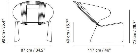 iSimar Штабелируемое садовое кресло из стали с подлокотниками Bolonia 9143 - Вид №14