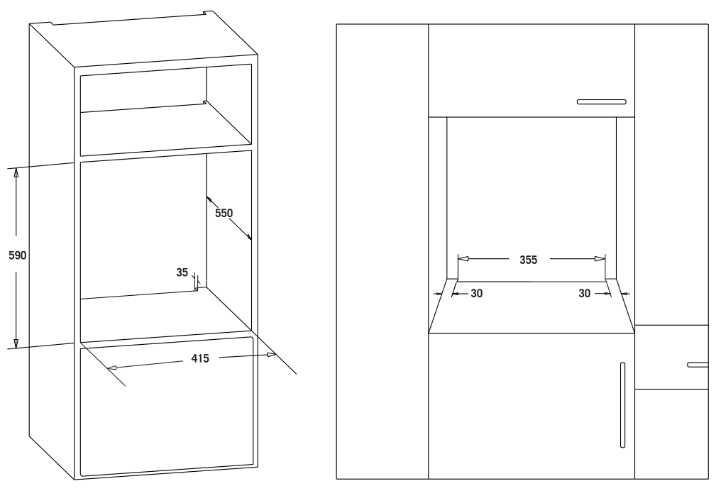 9057820 Электрический духовой шкаф Delvento V4EW59001 белый STDN-0019471 - Вид №5