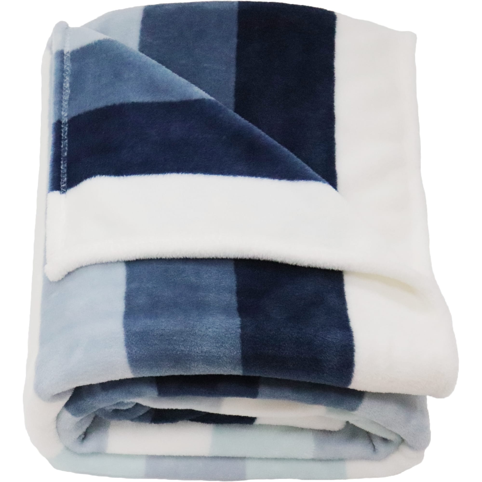 84378930 Плед «» 180x200 см фланель цвет голубой Gradient Santreyd - Вид №2