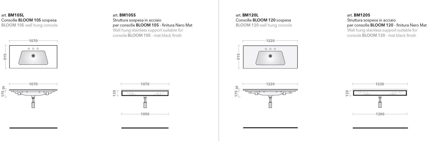 Подвесная раковина настенная овальная Ceramica Flaminia Bloom белая sun-id-1461661 - Вид №10