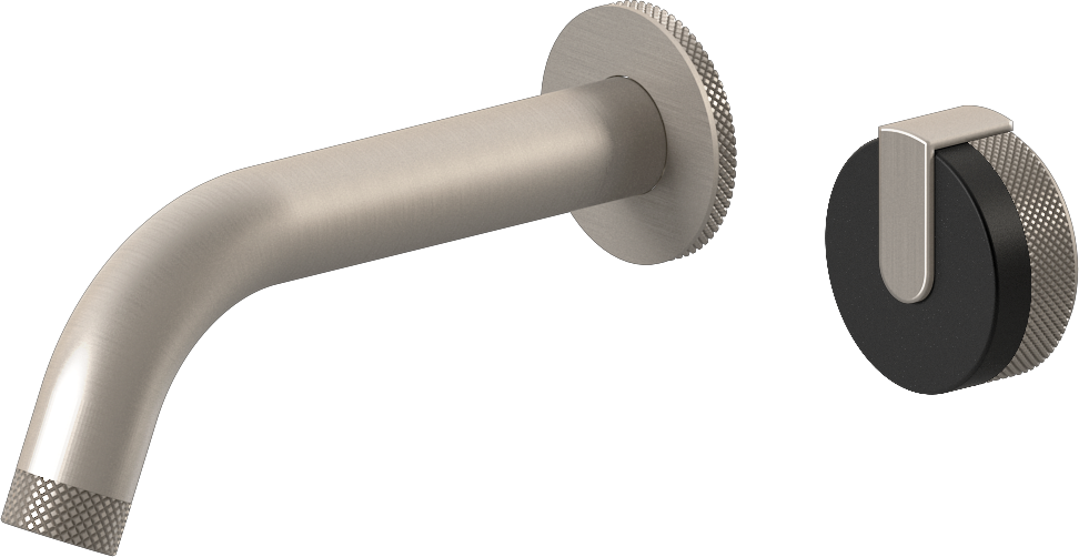 E-11535-R1MBK-L1BNi-BNi Настенный прогрессивный смеситель скрытого монтажа для раковины GRAFF MOD+