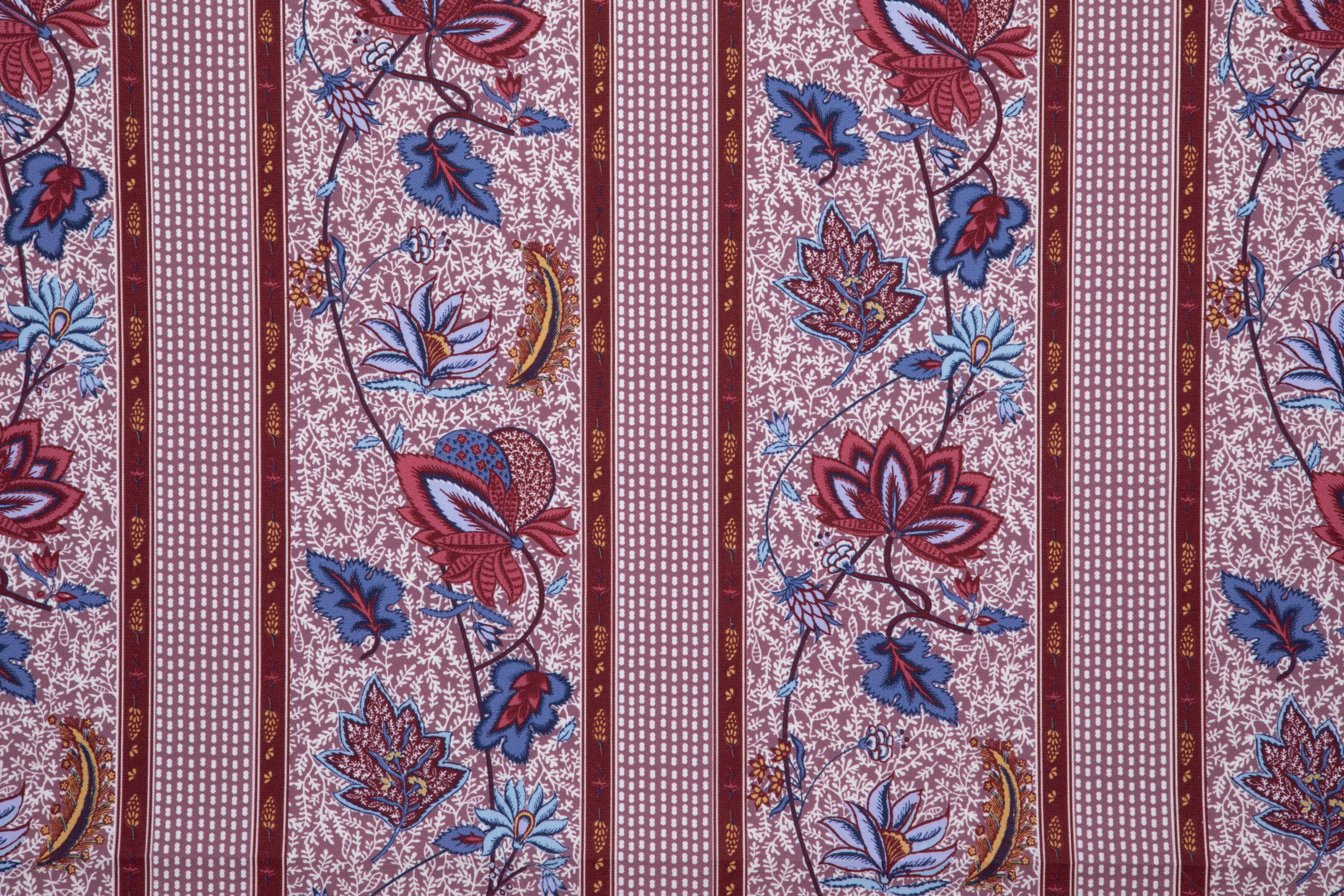 Хлопчатобумажная ткань с цветочным рисунком LELIEVRE Quenin-Belle Époque ARCH-00124598 - Вид №27