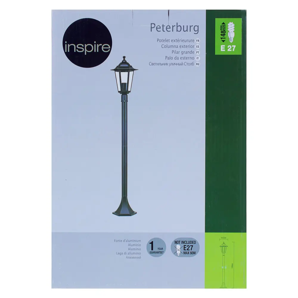 Уличный фонарный столб INSPIRE Peterburg для садового освещения 12968852 STLM-0932617 - Вид №3