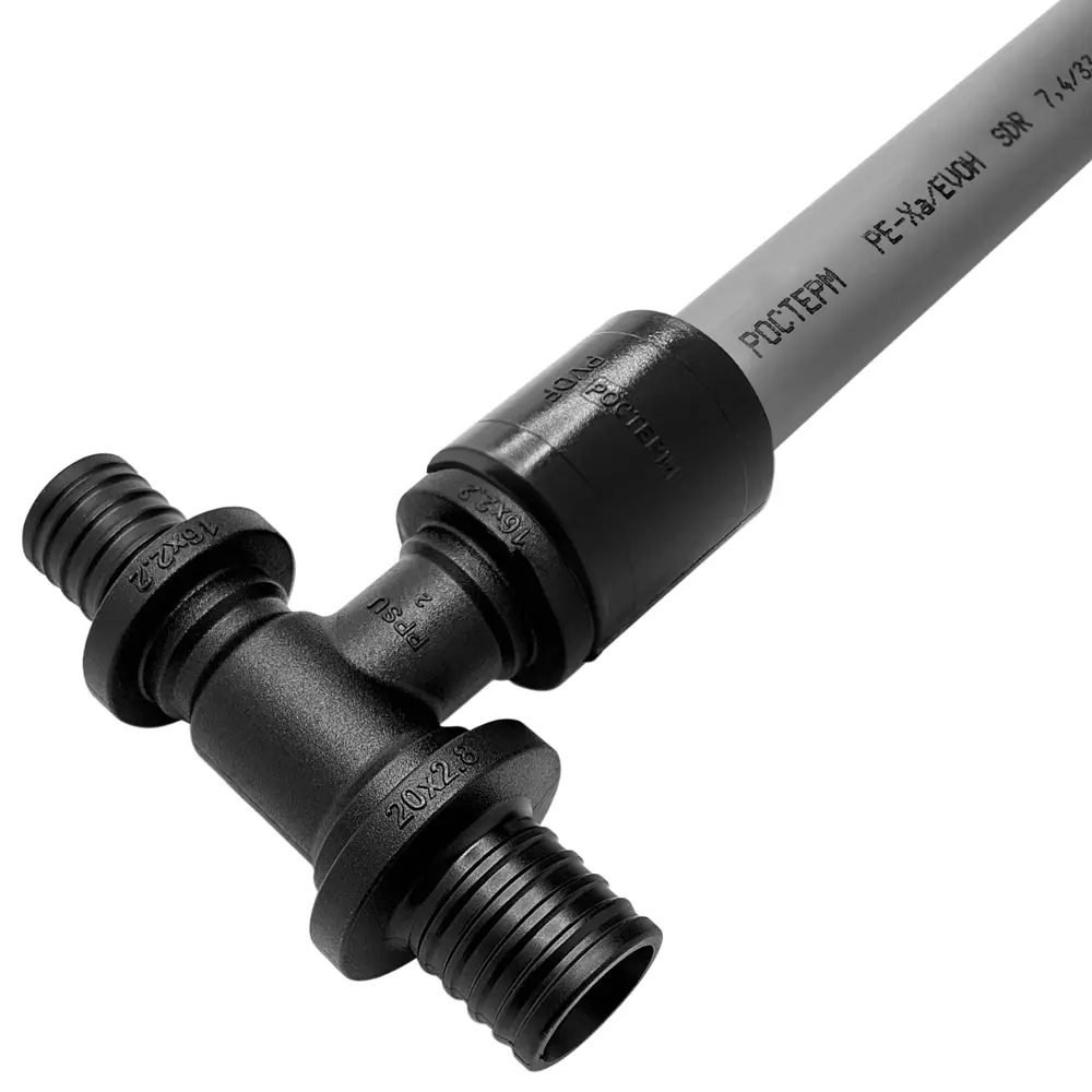 Тройник переходной РОСТЕРМ 20х20х16 PPSU для систем отопления 82107709 STLM-0019120 - Вид №4