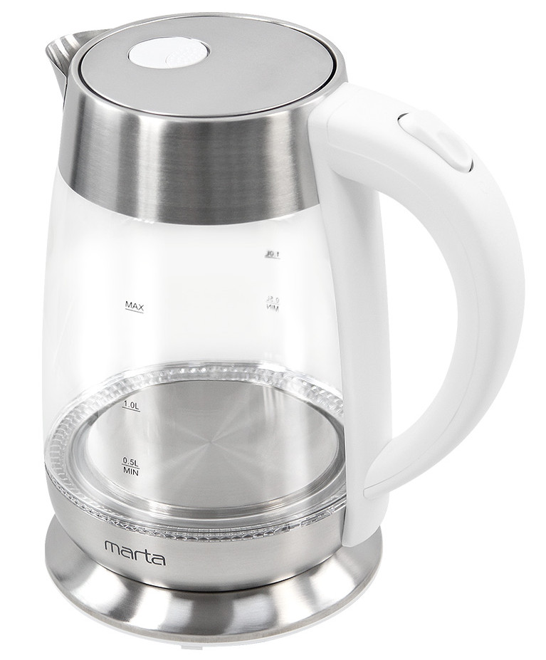 9148494 Электрочайник Marta MT-4618 белый STDN-0144771 - Вид №3