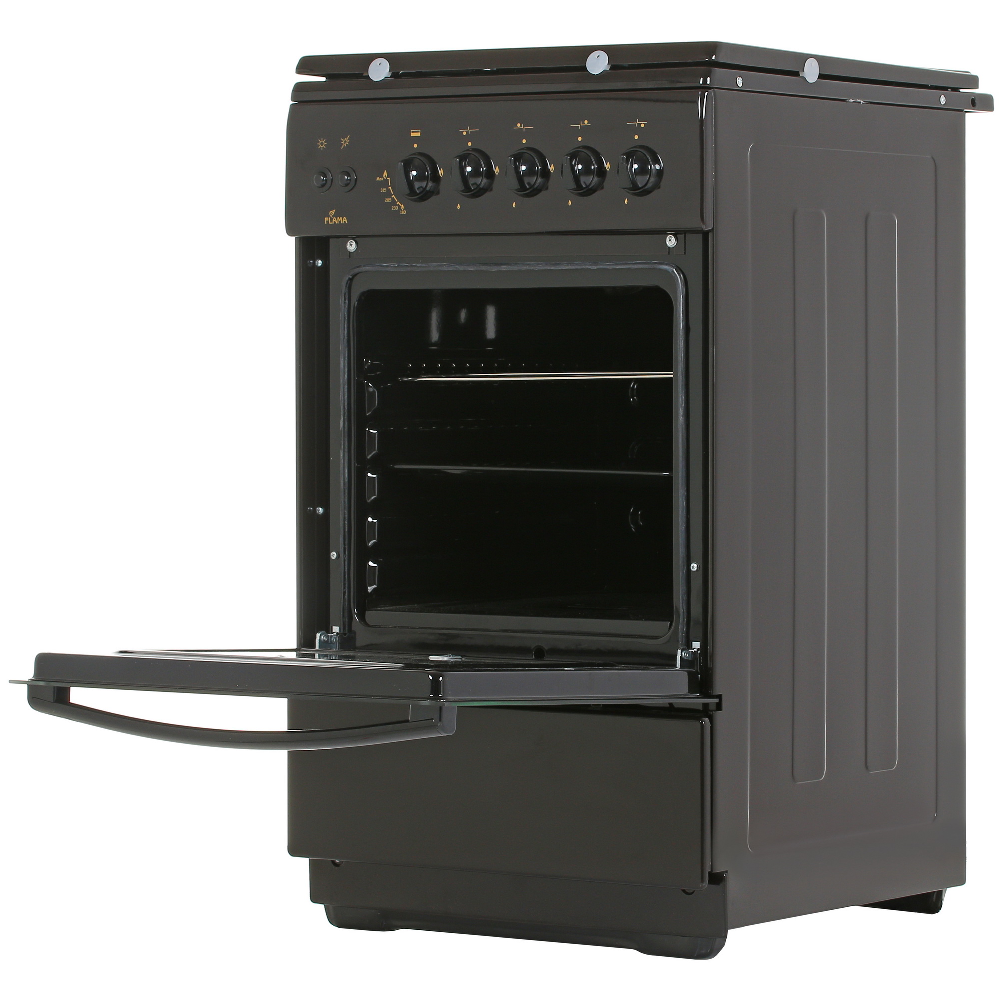 8139598 Газовая плита Flama FG 2426 B коричневый Flama group STDN-0041757 - Вид №4