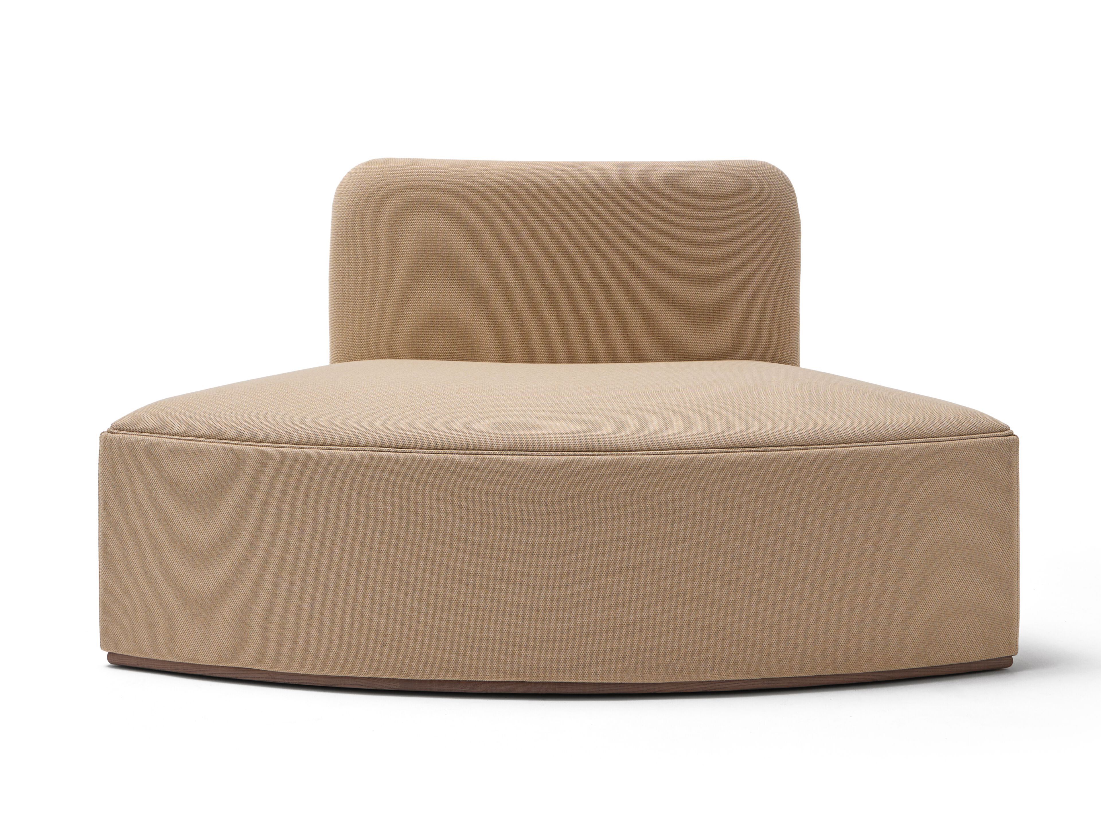 Модульный изогнутый диван из ткани Blasco&Vila Mant ARCH-00005706