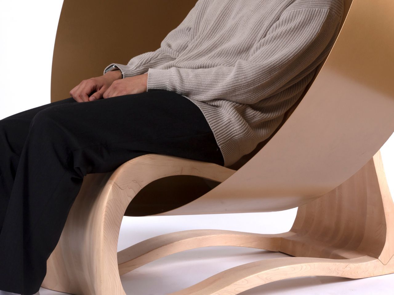 Стальное и деревянное кресло LO Contemporary GOYO ARCH-00036762 - Вид №2