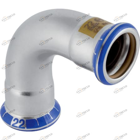 GEBERIT 34014 Отвод Geberit Mapress из нержавеющей стали (газ) 
