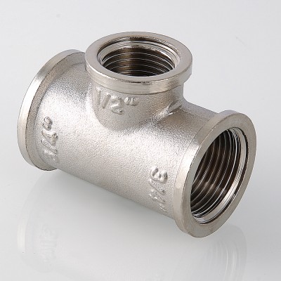 VTr.750.N.0705 Фитинг резьбовой – тройник переходной Valtec 1 1/4" х 3/4" х 1 1/4"  - Вид №5