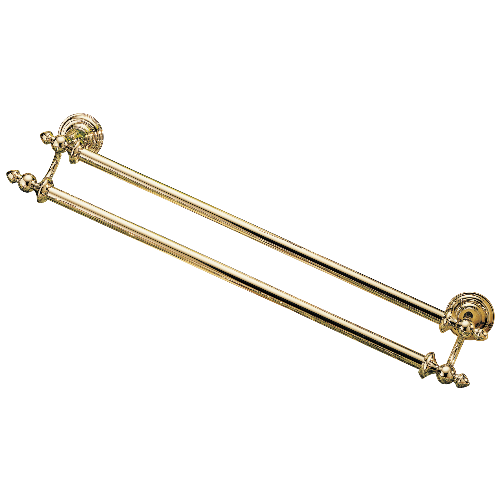 75224-PB 24-дюймовый двойной полотенцесушитель Delta Faucet Victorian Полированная латунь