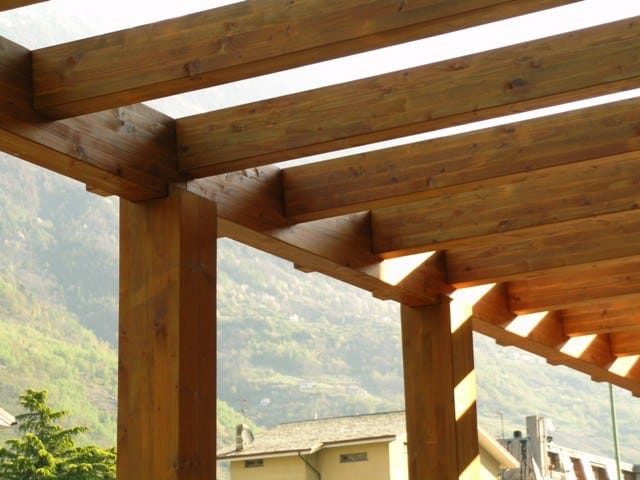 Деревянный навес / пергола INDUSTRIA LEGNAMI TIRANO ILT MONTANA Wood ARCH-00031633 - Вид №3