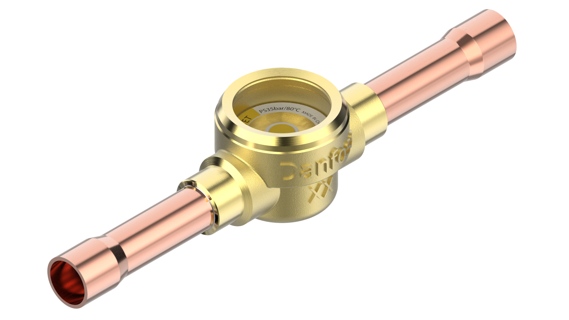 Danfoss SGN — Смотровые стекла с индикатором влажности SGN 22 Смотровое стекло 014-0187  - Вид №9