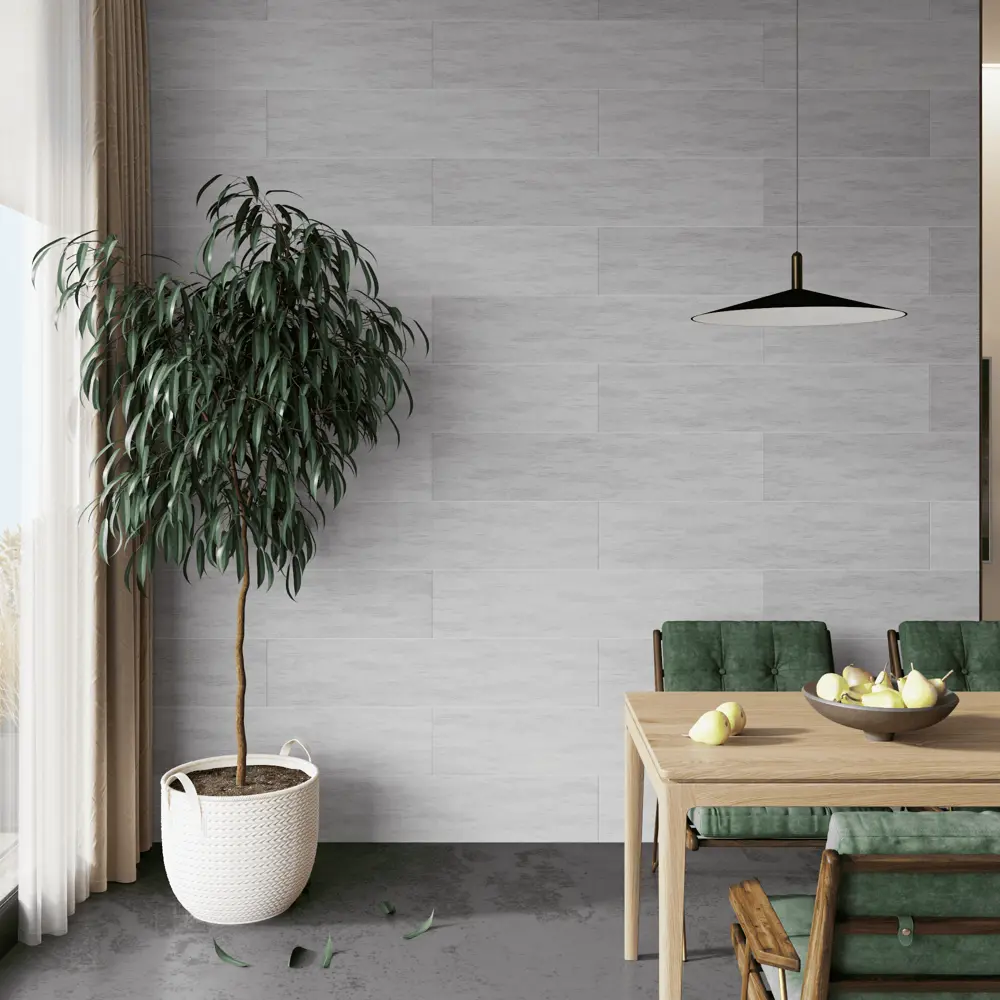 Панель ПВХ KREAFORTA Флоэма серый 1200x250x10 мм 1.2 м² (4 шт.) 89454941 STLM-2130891  - Вид №5