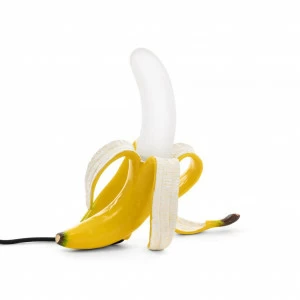 Настольная лампа 26х30 см желтая Banana Yellow Louie 13072 SELETTI НЕОБЫЧНЫЕ 00-3882475 Желтый