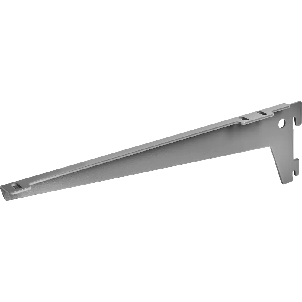 Кронштейн однорядный KONSENSA 30x1.85x7.67 см нагрузка до 50 кг цвет серый 2 шт. 89451693 STLM-2060133 