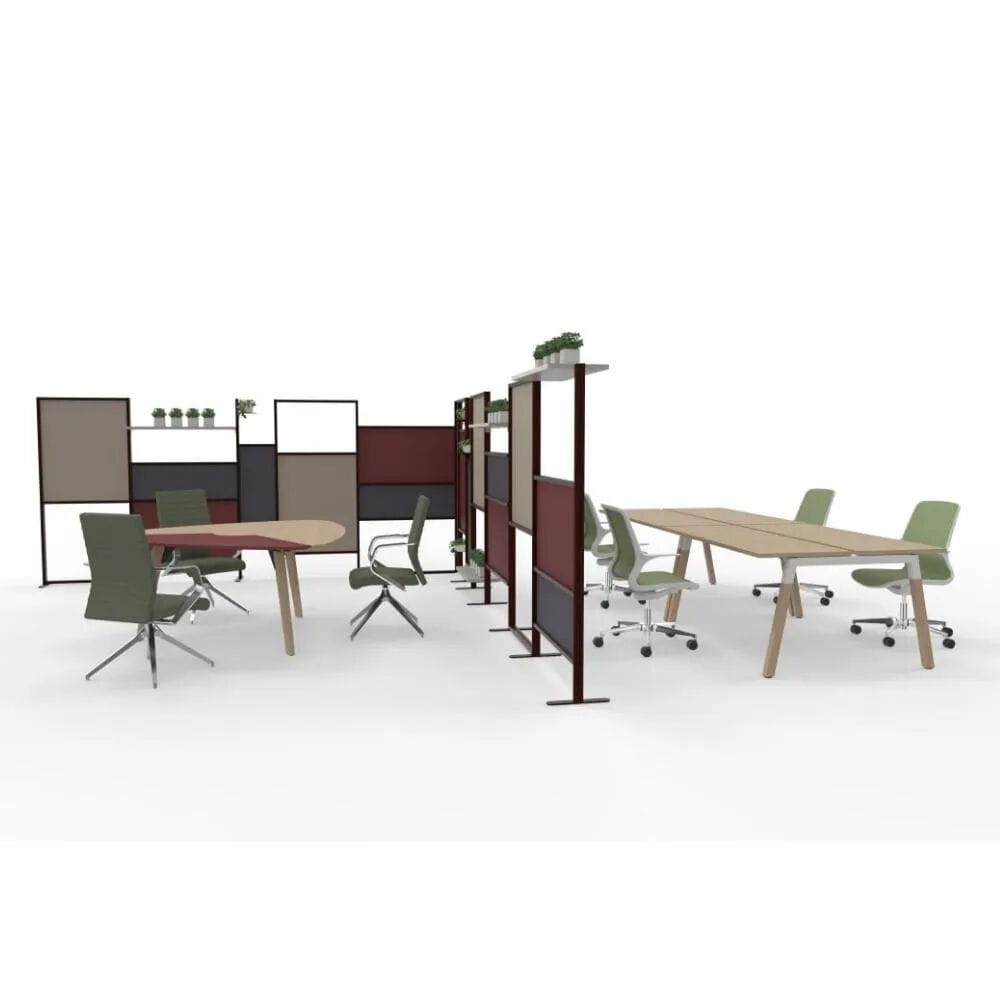 Алюминиевая отдельно стоящая офисная перегородка STUDIO T InUno ARCH-00122975 - Вид №15