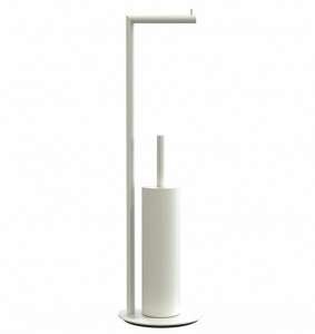 FROST Ершик для унитаза 8, combi » белый Нержавеющая сталь Белый N1948-W