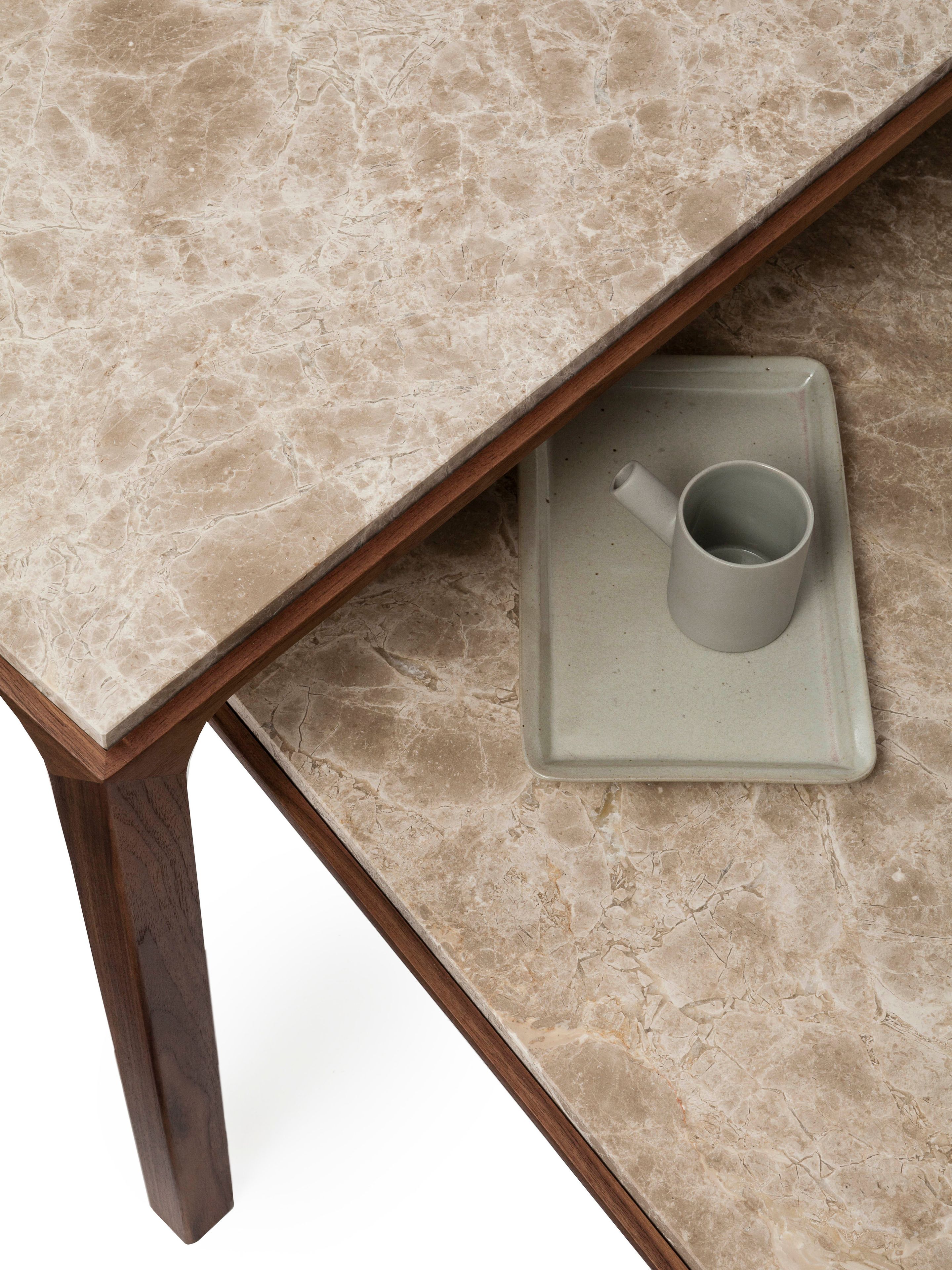 Прямоугольный мраморный журнальный столик Linteloo Miles ARCH-00138222 - Вид №2