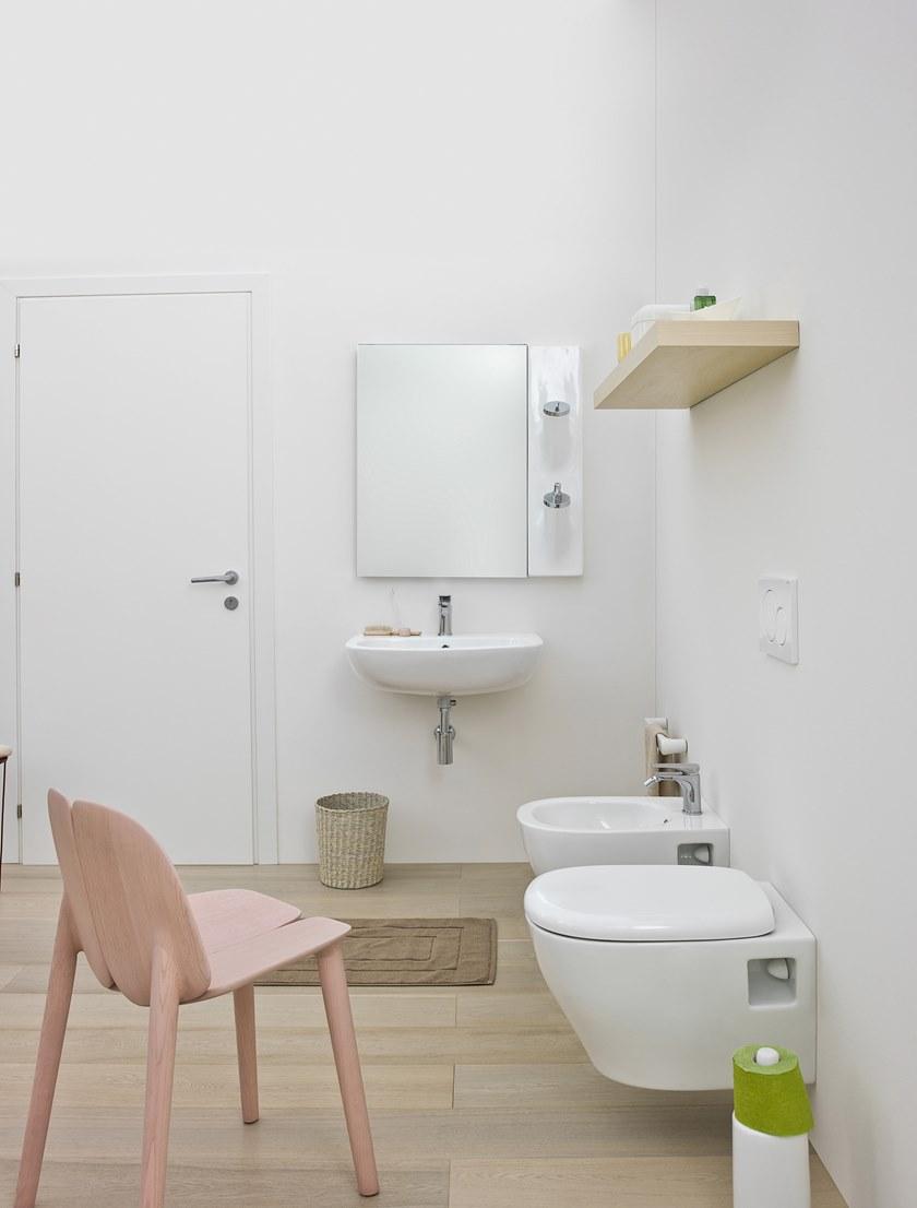 Подвесная раковина настенная овальная ArtCeram TEN белая sun-id-1460176 - Вид №1