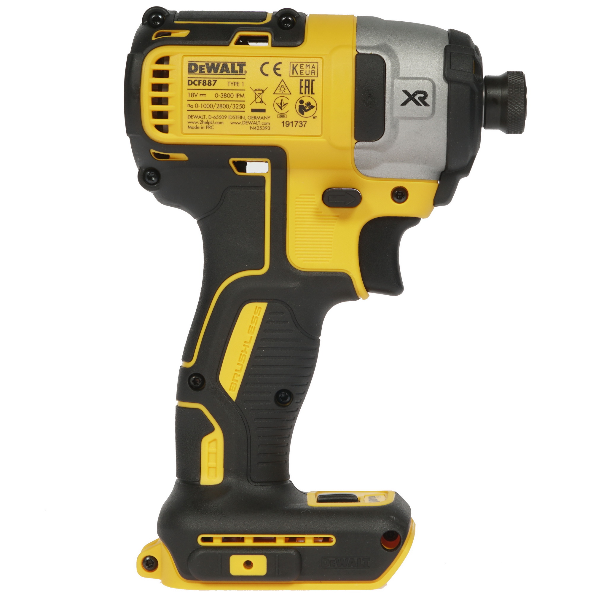 Винтоверт DeWalt DCF887N-XJ FLEXVOLТ 18/54V , Без ЗУ, Без АКБ 8115274 STDN-0096945 - Вид №1