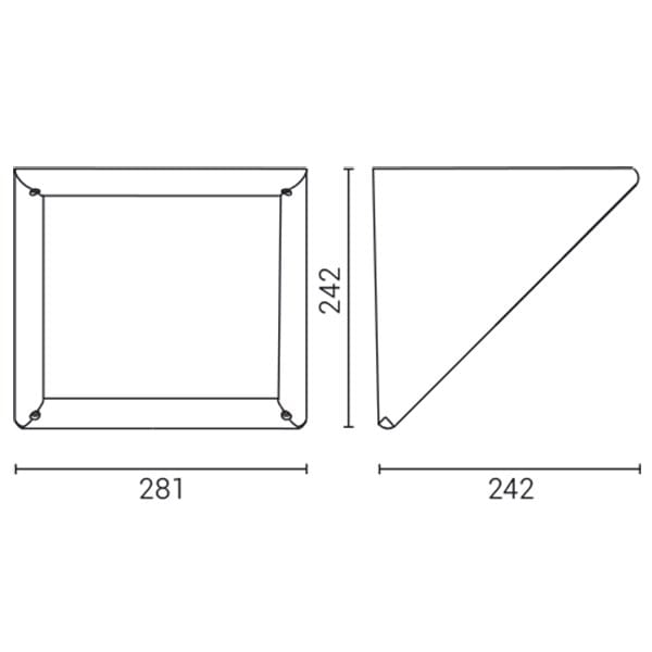 Настенный светильник для наружного применения Goccia Illuminazione Треугольник ARCH-00137608 - Вид №8