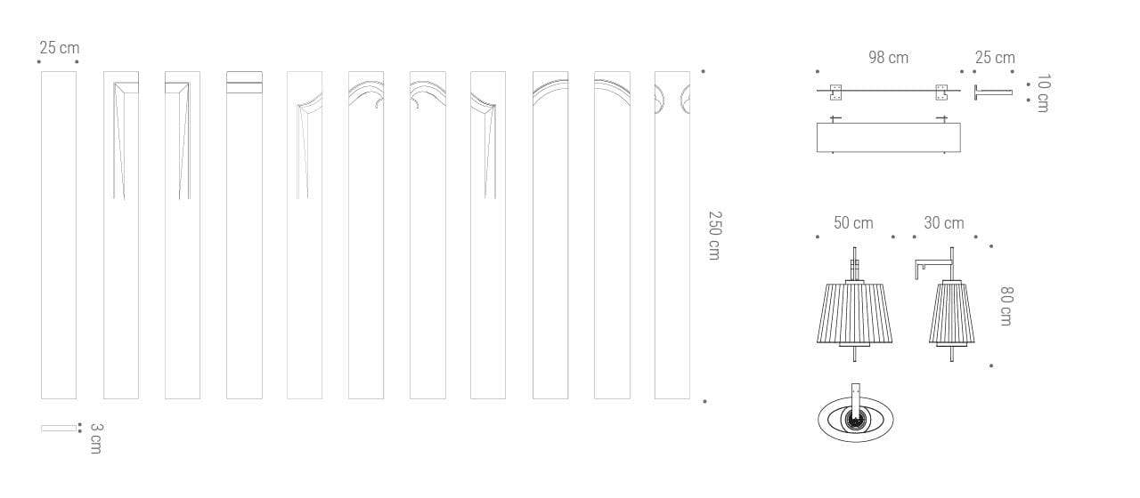 Деревянная обшивка Bottega Ghianda PIECES OF STYLES ARCH-00149782 - Вид №5