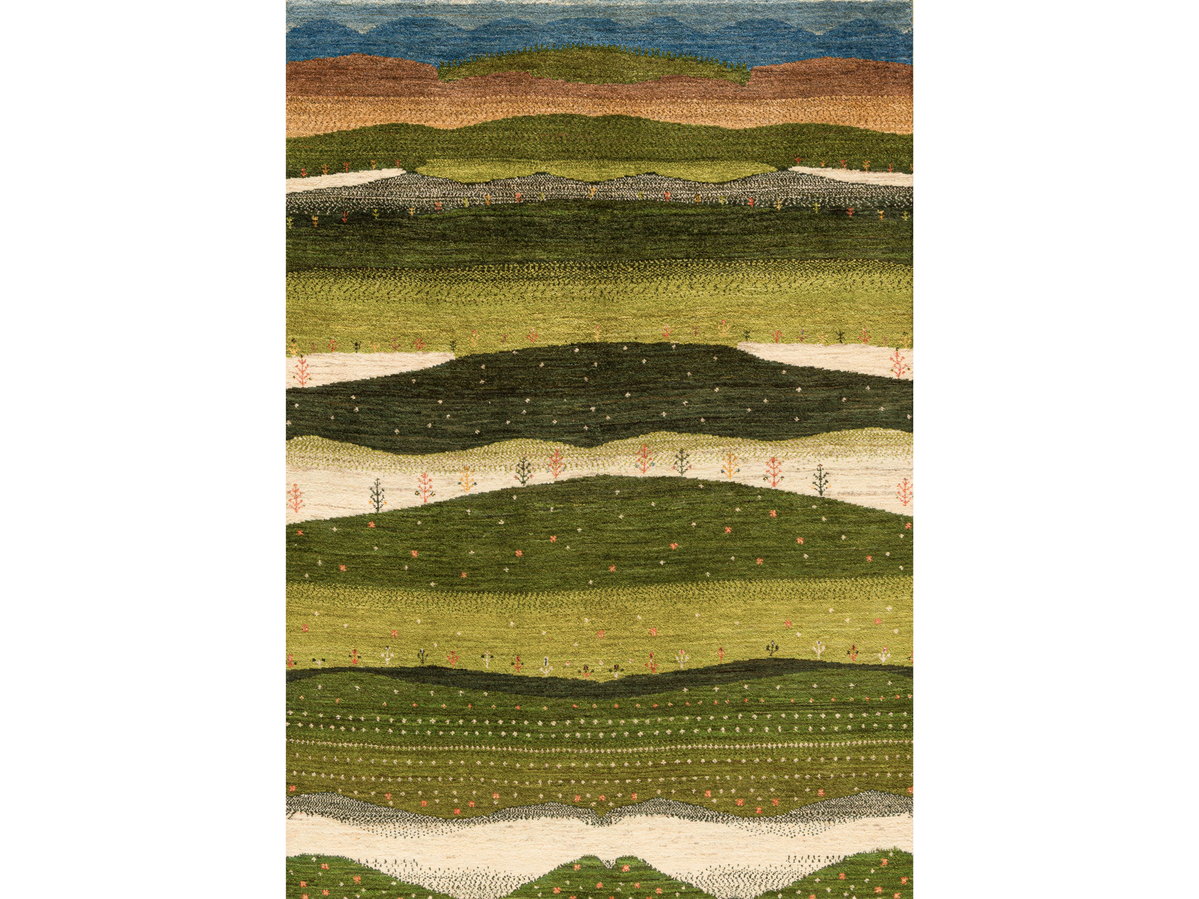 Прямоугольный шерстяной ковер Zollanvari Gabbehs Landscapes ARCH-00029177 - Вид №1