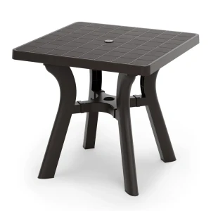 Стол садовый Атлант 80x77x80 см пластик мокко 89400383 STLM-2047480