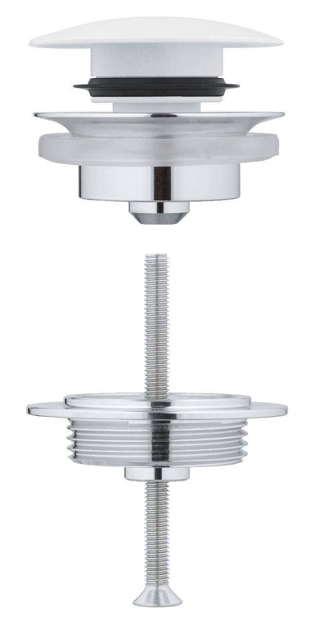 Универсальный донный клапан GROHE 1 1/4 дюйма, белая луна (65807LS0) Spare Parts