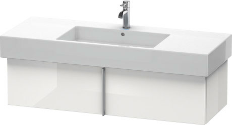 VE611508989 Vero Тумбочка подвесная Фланелево-серый глянцевый лак Duravit - Вид №2