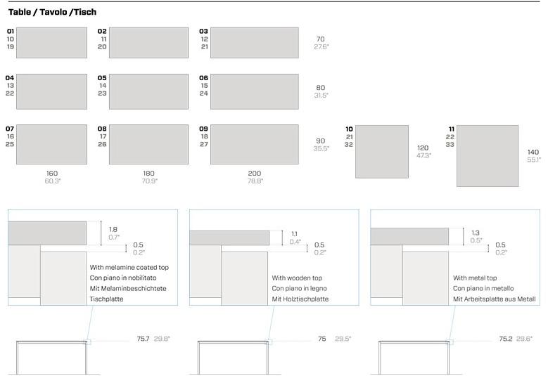Fantin Металлический стол Aer sun-id-1405518 - Вид №10