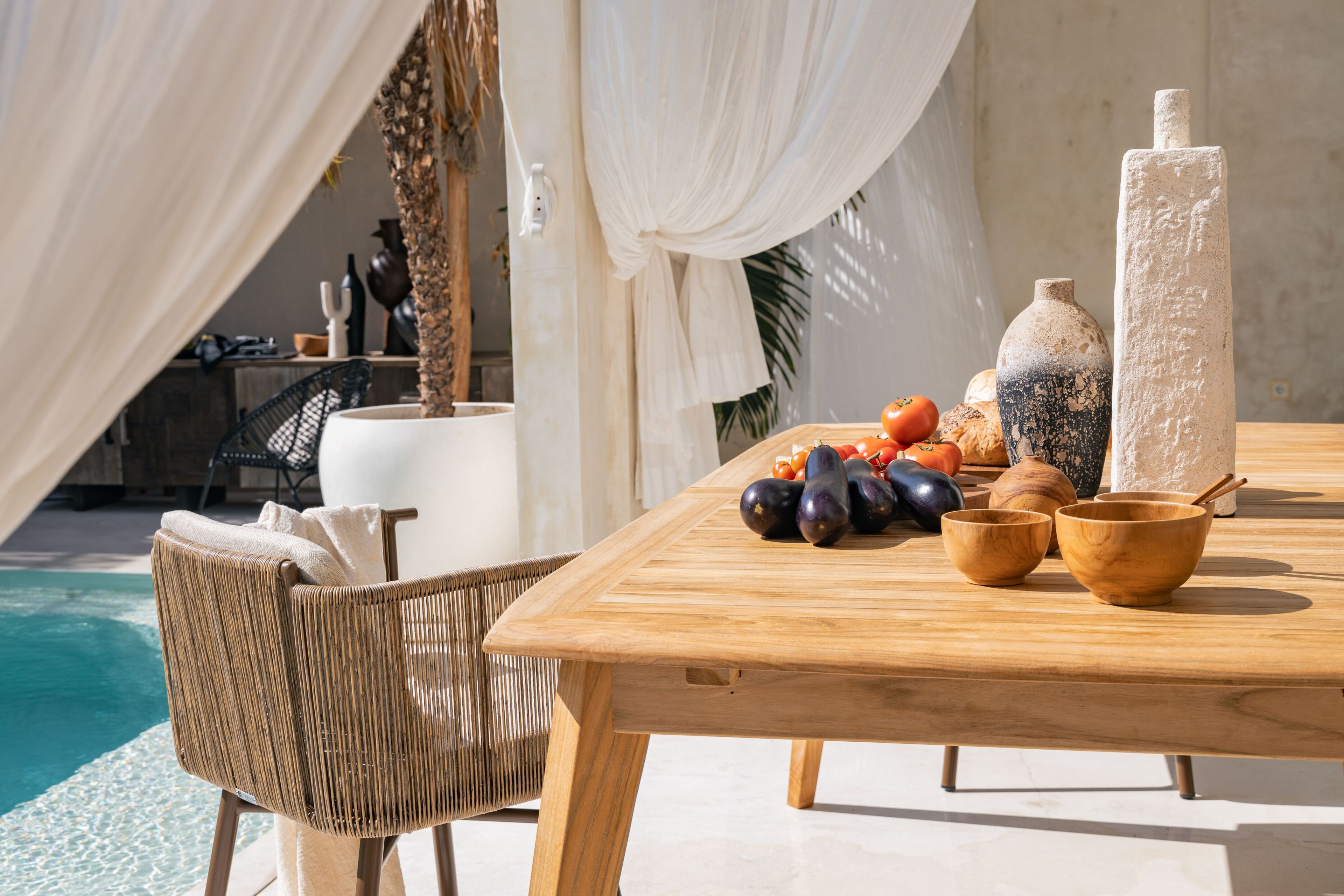 Прямоугольный садовый стол из тикового дерева cbdesign Continuum ARCH-00146578 - Вид №5